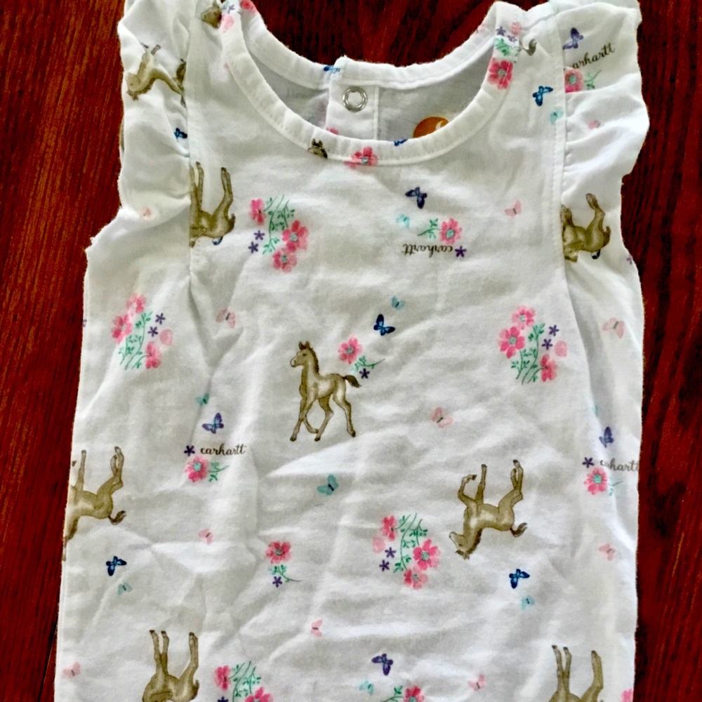 Carhartt girls horse outfit  9 month